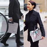Dcbraa 13.3 Inch Laptop Bag,for MacBook Pro,Asus, Acer, Dell, HP, Lenovo,Canvas Briefcase,for Women