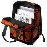 LORVIES Japanese Crane Art School Bag for Student Bookbag Teens Travel Backpack Casual Daypack Travel Hiking Camping