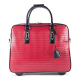 Bugatti Monica Ladies Business Case On Wheels, Synthetic Leather, Red