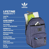adidas Originals National Backpack, Med Grey, One Size