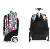 Women Trolley Backpack Computer Bag Rolling Business Bag Schoolbag Luggage