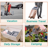 Allfourior Travel Packing Cubes -5 Set Compression Package Luggage Organizers