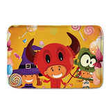 Home Decor Hallowmas Doormat Anti-Slip Absorbable Washable Carpet Doginthehole