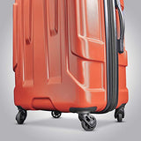 Samsonite Centric Expandable Hardside Checked Luggage With Spinner Wheels, 24 Inch, Burnt Orange