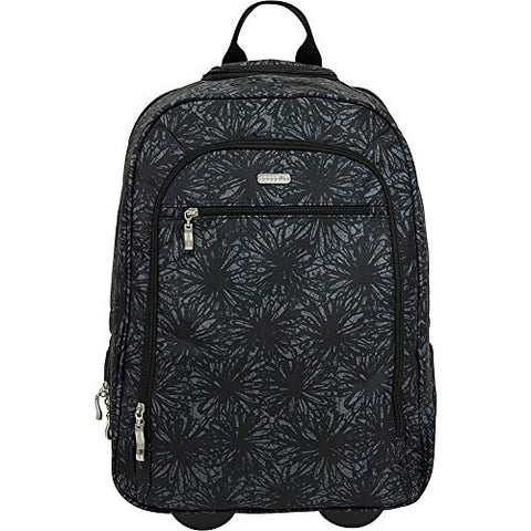 Baggallini Wheeled Laptop Backpack, Onyx Floral
