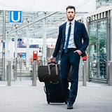 Carry on Garment Bag, 60L Large Travel Duffel Bag with Shoes Compartment Convertible Suit Travel Bag Weekender Bag for Men Women