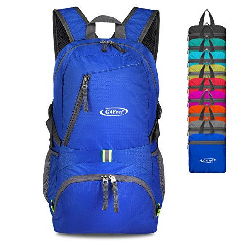 G4Free 40L Lightweight Packable Durable Travel Hiking Backpack Handy Foldable Camping Outdoor