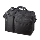 SANWA 15.6 inch Laptop Briefcase- Large Capacity Messenger Bag, Security Dial Lock, Expandable,