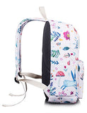 Lovely Bunny Backpack For Girls, Water-Resistant Children School Daypack Laptop Backpack By
