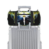 Anime Sai-lor Mo-on Sports Gym Bag with Wet Pocket & Shoes Compartment, Travel Duffel Bag Workout Bag for Men and Women