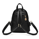 Girls Bowknot Cute Leather Backpack Mini Backpack Purse For Women