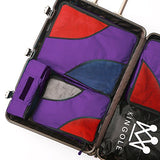 4 Set Packing Cubes Travel Luggage Packing Organizer with Laundry Bag 7 Colors Nylon YKK Zippers