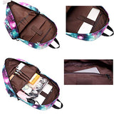 School Backpack Galaxy Teens Girls Boys Kids School Bags Bookbag with Laptop Sleeve (Galaxy