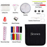 Sewing Kit For Travel,Mini Sew Kits Supplies With 74 Portable Basic Sewing Accessories & 12 Color