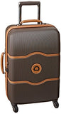 Delsey Luggage Chatelet 21 Inch Carry-On Spinner, Brown, One Size