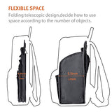 Bag in Bag Shoulders Bag Rucksack Insert Backpack Organizer fit MCM,Black (Large)