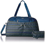 Baggallini Women'S Weekender With Rfid, Moss Stripe Multi