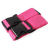BLACK FRIDAY DEAL! Premium Quality, Bright Colored, Cross Luggage Straps - Extra Long With ID Slot.