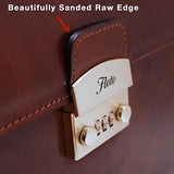 Floto Venezia Combo Full Grain Leather Briefcase Attache