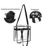 Clear Bag NFL & PGA Stadium Approved - The Clear Tote Bag with Zipper Closure is Perfect for