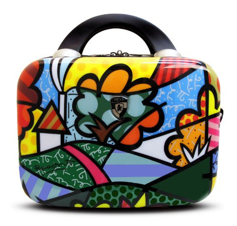 Heys USA Luggage Britto Flowers Hard Side Beauty Case, Multi-Colored, One Size