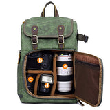 Laptop Backpacks, Berchirly Durable Canvas Waterproof Travel Backpack College Student Hiking