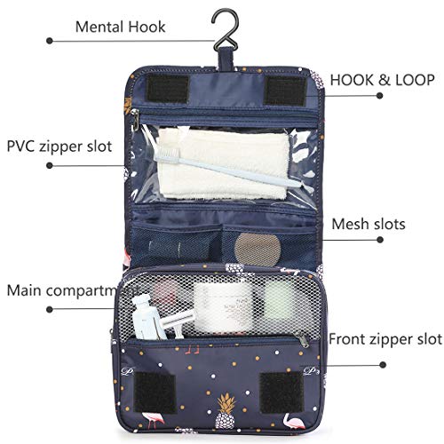 Large Portable Cosmetic Bag Organizer Portable Travel Cosmetic Bag Open  Flat Women Gift Cosmetic Bag Portable Zipper Bag _ - AliExpress Mobile
