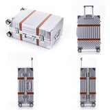 New Unitravel Aluminum Frame Hardside Luggage Vintage Travel Suitcase Spinner Wheels TSA