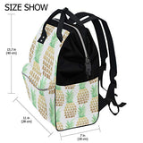 Backpack Trend Art Pineapples Womens Laptop Backpacks Hiking Bag Travel Daypack