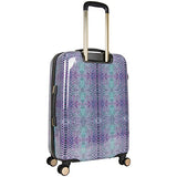 Aimee Kestenberg Women's Ivy 24" Hardside Expandable 8-Wheel Spinner Checked Luggage, Marine Python | Carry-Ons