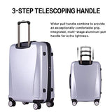 Ginza Travel Luggage 3 Piece Sets Lightweight Spinner Suitcase 20" 24" 28" - P.C Material