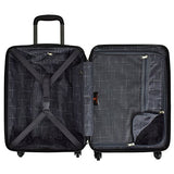 U.S. Traveler Sparta 3-Piece Hardside Spinner Set, Charcoal