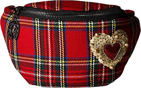 Betsey Johnson Women's Get Waisted Fanny Pack Red One Size