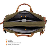 Coolbell Convertible Backpack Messenger Bag Shoulder Bag Laptop Case Handbag Business Briefcase