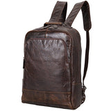 Berchirly Vintage Laptop Backpack Travel Shoulder Bag Genuine Leather Daypack