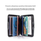 Miami CarryOn RFID Protected Wallet and Passport Cover Set - Prevent Identity Theft (Tropical Pineapples)