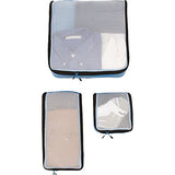 eBags Ultralight Travel Packing Cubes - Lightweight Organizers - Super Packer 5pc Set - (Black)