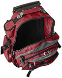 Everest Deluxe Wheeled Backpack, Burgundy, One Size