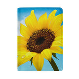 ColourLife Sunflower Field Lovely Print Vegan Leather Passport Holder