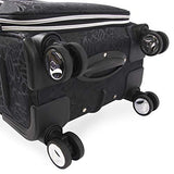 BEBE Women's Carissa 21" Expandable Spinner Carry Tossed Black
