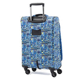 Atlantic Ultra Lite 4 | 21 And 24-Inch Expandable Spinners, Travel Pillow (Watercolor Blue)