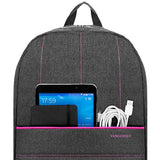 Vangoddy Grove Padded Laptop Backpack For Up To 15.6" Laptops (Vggrove15Pnk)