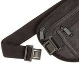 Amazonbasics Rfid Travel Money Belt, Black
