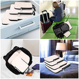 4 Set Compression Packing Cubes Travel Expandable Packing Organizers