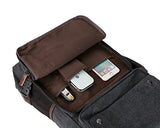 Baosha Bc-08 3-In-1 Multifunction Men'S Briefcase Rucksack Messenger Bag Convertible Vintage Canvas