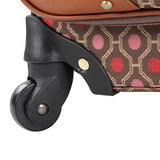 Rosetti Luggage Expandable Softside Large 28" Suitcase With Spinner Wheels (24In, Lighten Up Red)