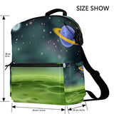 Colourlife Outer Space Stylish Casual Shoulder Backpacks Laptop School Bags Travel Multipurpose