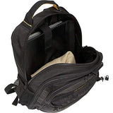 A.Saks Expandable Lightweight Nylon Computer Backpack in Black