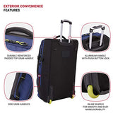 SwissGear Extra Large Lightweight Rolling Duffel, Blue/Green