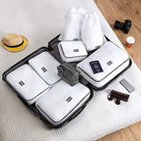 Packing Cubes for Travel Set of 8 Pieces Practical Laundry Cubes Small Medium & Large Luggage Compression Packing Cube set Ultralight Suitcase Packing Cubes Organizers